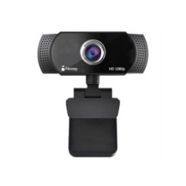 Cámara Web Nextep 1080P HD USB Micrófono Integrado Color Negro