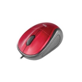 MOUSE EASY LINE OPTICO ALAMBRICO ROJO