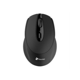 Mouse Nextep Inalámbrico Ergónomico USB 1600 dpi Batería Incluida Color Negro