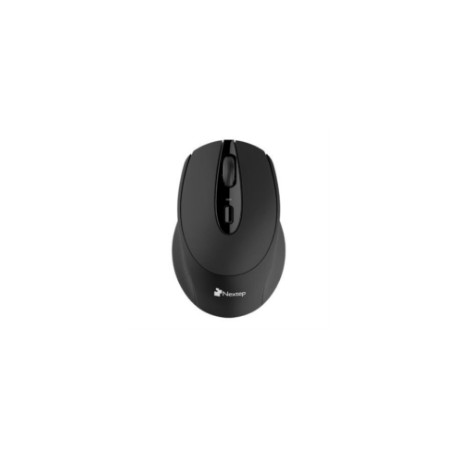 Mouse Nextep Inalámbrico Ergónomico USB 1600 dpi Batería Incluida Color Negro