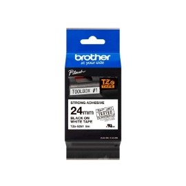 CINTA BROTHER INDUSTRIAL NEGRO/BLANCO 24MM