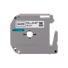 CINTA BROTHER M231 NEGRO/BLANCO 12MM PT85 100/110