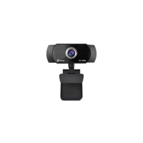 Cámara Web Nextep 1080P HD USB Micrófono Integrado Color Negro