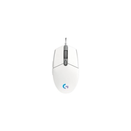 Mouse Logitech G203 Lightsync Gaming 8000 dpi RGB Color Blanco