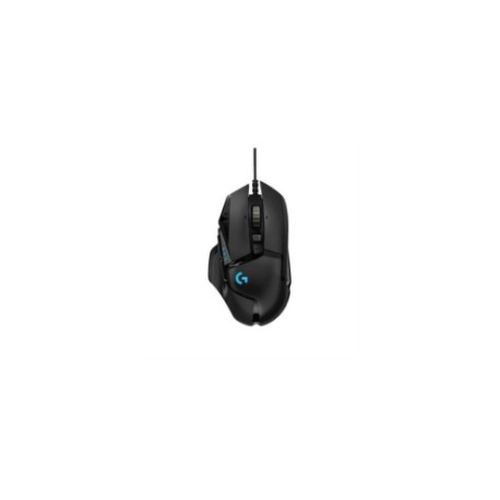 Mouse Logitech G502 Gaming Hero Alámbrico Alto Rendimiento Color Negro