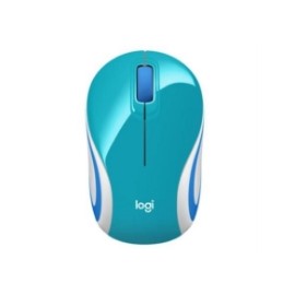 Mouse Logitech M187 Mini Inalámbrico 1000 dpi Color Verde Azulado