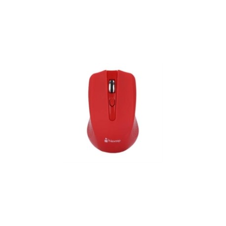 Mouse Nextep Inalámbrico USB Color Rojo 1600 dpi Baterías Incluidas