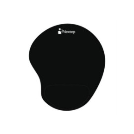 Mouse Pad Nextep Ergonómico Gel Color Negro