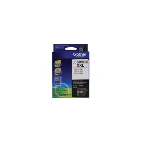 Tinta Brother LC509BK Super Alto Rendimiento Color Negro