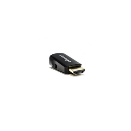 Convertidor Vorago ADP-208 HDMI a VGA con Mini y Micro a HDMI Color Negro