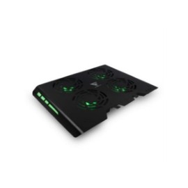 Base Enfriadora Vorago Game Factor CPG400 Laptop 4 Ventiladores RGB Aluminio USB Color Negro