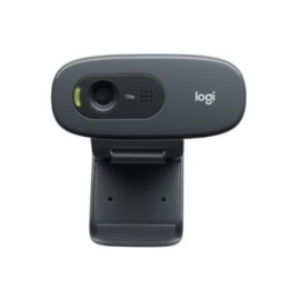 Cámara Web Logitech C270 HD 720p Plug-Play Micrófono Integrado Color Negro