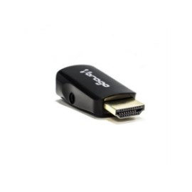 Convertidor Vorago ADP-208 HDMI a VGA con Mini y Micro a HDMI Color Negro