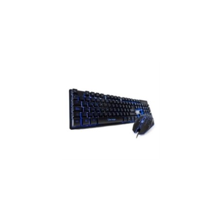 Kit Teclado y Mouse Vorago Start The Game Retroiluminado USB