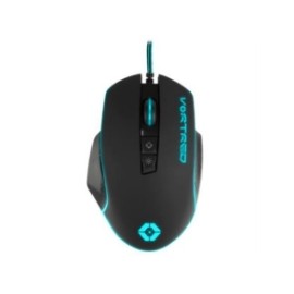 Mouse Gaming Vortred Trapper Sensor Óptico USB Hasta 6400 dpi 7 Botones Color Negro