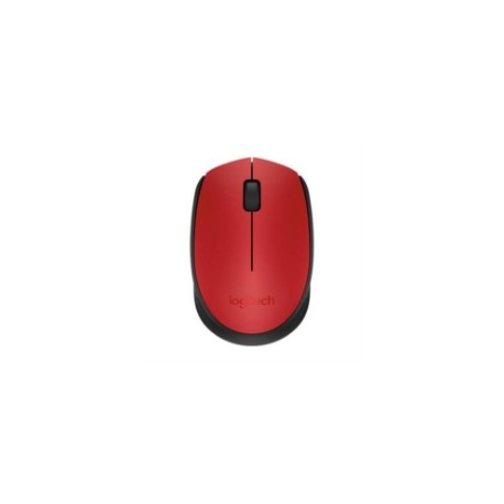 Mouse Logitech M170 Inalámbrico Plug and Play USB Color Rojo