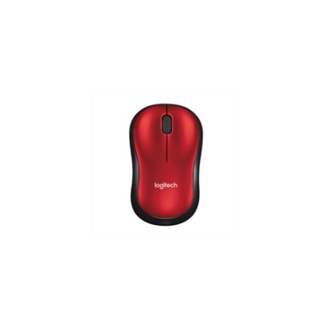 Mouse Logitech M185 Inalámbrico Color Rojo