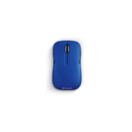 Mouse Verbatim Serie Commuter Óptico Inalámbrico P/Notebooks Color Azul Mate