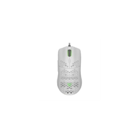 Mouse Vorago Game Factor MOG601 Ultralight RGB Sensor PMW3389 16000 dpi 7 Botones Color Blanco