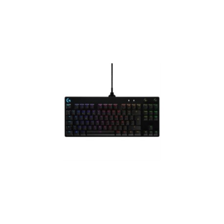 Teclado Logitech Mecánico Gaming Pro Iluminación RGB Color Negro