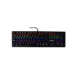 Teclado Mecánico Gamer Vorago Game Factor KBG400 USB Retroiluminado Switch Color Azul