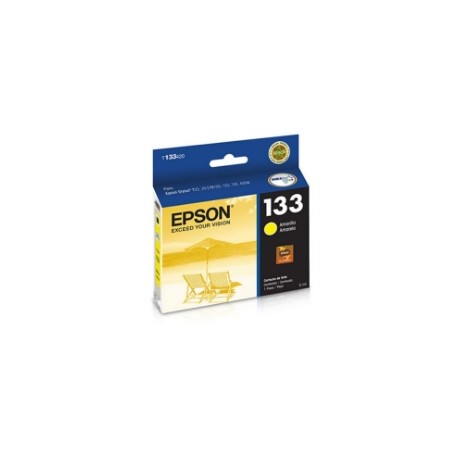 TINTA EPSON 133 STYLUS TX235W TX320F TX420W TX430W AMARILLO