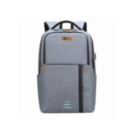 Mochila Ejecutiva Stylos Smart 16" Espacio Carga USB Color Gris