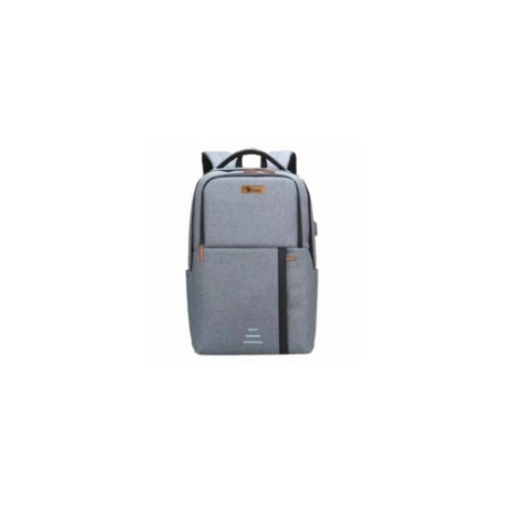 Mochila Ejecutiva Stylos Smart 16" Espacio Carga USB Color Gris