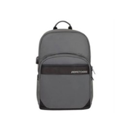 Mochila Perfect Choice Laptop Ultraligera 15" Color Negro-Gris