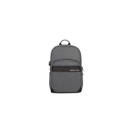 Mochila Perfect Choice Laptop Ultraligera 15" Color Negro-Gris